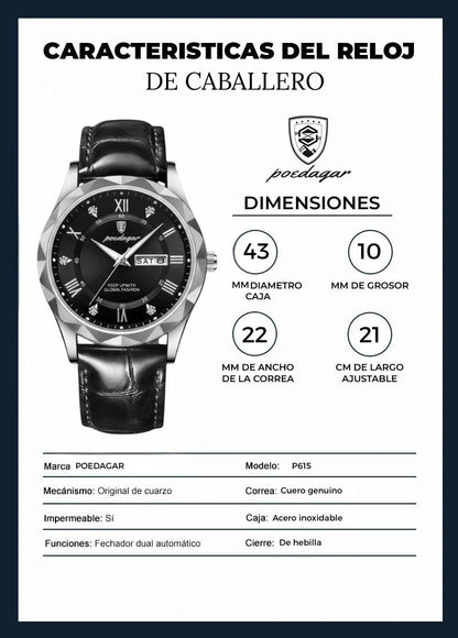 RELOJ DE CABALLERO EXCLUSIVO